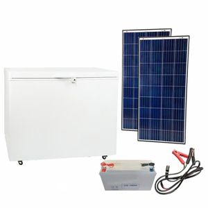 Congelador con energía solar de 12V/24V con ahorro de energía X <span class=keywords><strong>308L</strong></span> para uso en exteriores de hoteles y automóviles comerciales residenciales - Product Image 1