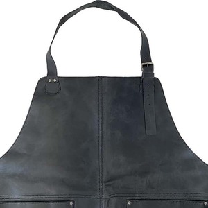 Venta en línea del fabricante superior, delantales de babero de soldadura de último diseño hechos por profesionales en todos los tamaños hechos de uso de limpieza de cuero - Product Image 3