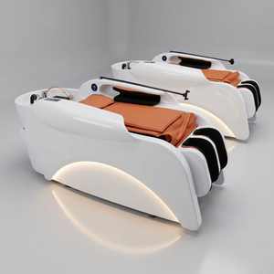 Sillón de Masaje KISEN para Lavado de Cabello con Spa Capilar, Circulación de Agua, Requiere Plomería, Multifuncional, Impermeable, de PU - Product Image 1