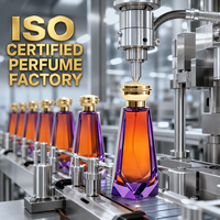 Премиальный парфюм 100 мл Eau De Parfum с индивидуальной этикеткой, стойкий арабский аромат, градиентный геометрический дизайн, EDP
