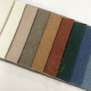 Tela de lujo 380gsm Poliéster Chenille Tela de tapicería Lisa para muebles de interior - Product Image 3