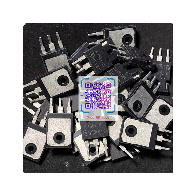 Used: IKW75N65EH5 K75EEH5 - IGBT power transistor, 100% original. Good quality measurement
