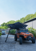 Tente de toit EZNEST ultra-fine et légère, anti-condensation, respirante, en alliage d'aluminium, coque rigide, pour les voyages en voiture 4x4