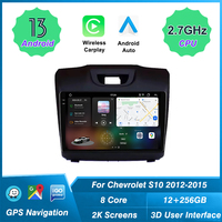 Autoradio Android pour Chevrolet S10 2012-2015, Navigation GPS, Car-play, 4G WIFI, Écran 2K, Unité principale