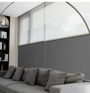 ستائر خلوية ذكية جديدة التصميم مع تحكم آلي بدون حبال، ستائر تعتيم على شكل خلية النحل لغرف النوم - Product Image 5