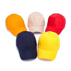 Casquette de baseball neutre jaune en coton, 6 panneaux, avec logo brodé personnalisé, formage automatique, haute qualité, vente en gros - Product Image 1