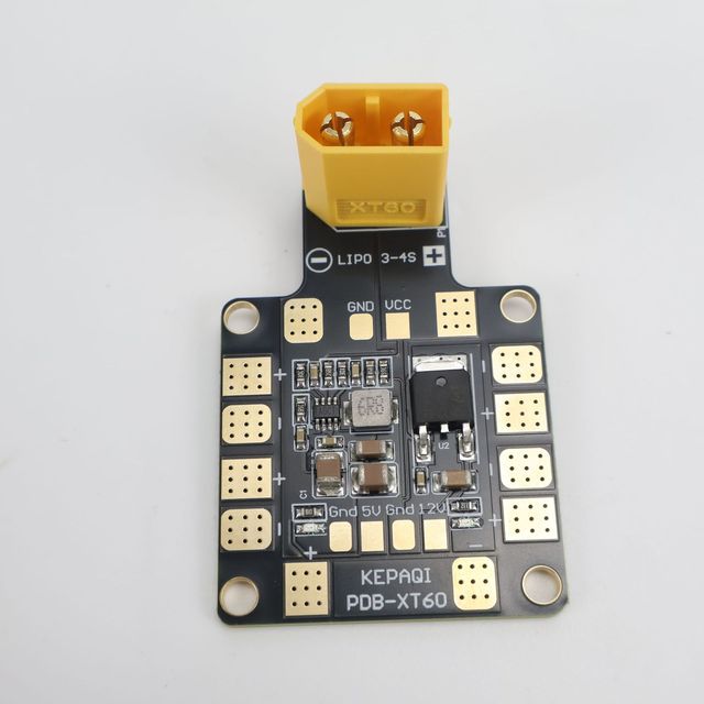 PDB Power Distribution Board for Racing Drones 3A Synchronous Rectification Dual-Channel XT60 BEC 5V/12V Converters Board Mount