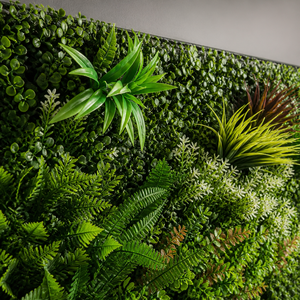 Panel de Pared de Plantas Artificiales, Jardín Vertical, Panel de Vegetación Artificial, Follaje Mixto para Decoración de Hogar, Oficina y <span class=keywords><strong>Hotel</strong></span> - Product Image 6
