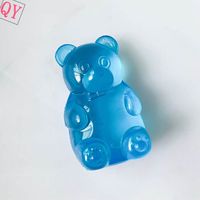 Produit phare QQ en gros : Ours en peluche transparent, jouet anti-stress pour les doigts, jouet pour enfants