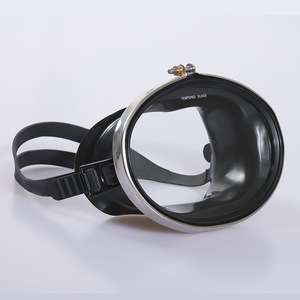 Masque de plongée encadré en verre trempé de 4,0 mm, anti-buée, pour sports nautiques, adulte, universel - Product Image 3