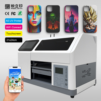 Imprimante jet d'encre UV à plat XP600 de format A5 mini pour bureau, avec connexion Wi-Fi, entièrement automatique, pour petites entreprises