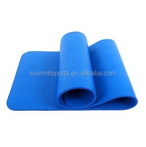 Popolare Non tossico colorato NBR pieghevole goffrato Yoga stuoie Yoga asciugamano esercizio Fitness Indoor palestra stuoie da 10mm Yoga <span class=keywords><strong>Pilates</strong></span> morbido - Product Image 2