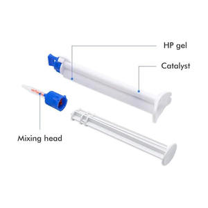 Gel sbiancante dentale professionale 2.5ml siringa doppia canna 35% HP accessori multiuso - Product Image 3