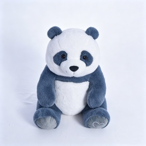 Customized <b>Panda</b> stuffed animal, Blue <b>panda</b> plush, Sitting <b>panda</b> plushie, Cute <b>panda</b> stuffed <b>toy</b> - Product Image 5