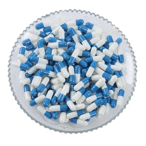 高品質の青と白の空の硬ゼラチンカプセルシェル空の薬カプセルサイズ0 1 2 3 - Product Image 3
