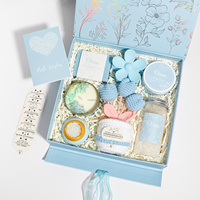 Coffrets cadeaux spa aux tons Morandi pour femmes, ensemble de bain relaxant, paniers cadeaux spa, ensemble de bain à domicile, coffret de soins personnels pour amies, adolescentes