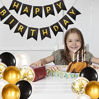 Lot de 16 ballons en forme de queue de poisson et guirlande de lettres en latex pour décorations de fête - Vente en gros