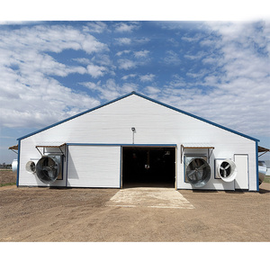 La griglia di pollo commerciale autogestita su larga scala ospita attrezzature per pollame con struttura in acciaio per uso agricolo - Product Image 3