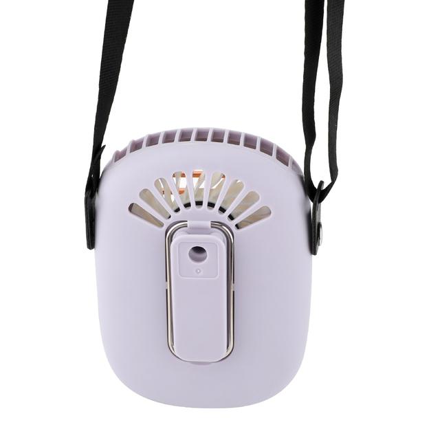 Mini USB Charging Air Cooler Conditioner Electric Ventilador Hanging Neck/Hanging Waist/Desktop Three-in-one Portable Fan