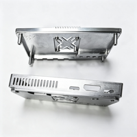 Boîtier de projet électronique en aluminium usiné CNC OEM, boîtier d'instrument DIY, boîtier de carte de circuit imprimé, coque de dissipateur thermique anodisée personnalisée