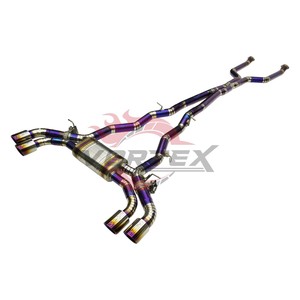 ระบบ valvetronic ท่อไอเสียไทเทเนียมสีม่วงแบบแปลกใหม่สำหรับ M5 BMW G90 2025 - Product Image 2