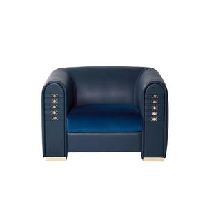 Juego de Sofás de Cuero Negro de Lujo para Sala de Estar, en Oferta, a Buen Precio - Product Image 4