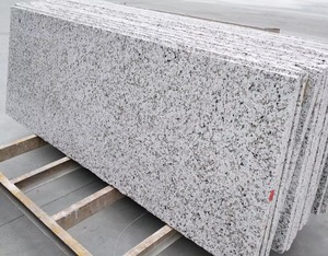 Dalles de granit en cuir blanc de bonne qualité pour projets résidentiels, commerciaux et architecturaux intérieurs en gros - Product Image 1