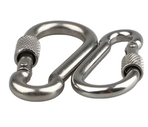 Giá rẻ thép không gỉ móc chìa khóa với khóa leo núi mùa xuân <span class=keywords><strong>Snap</strong></span> móc Carabiners - Product Image 2