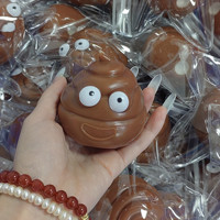 Blocs de construction drôles et amusants en forme de caca, anti-stress et pour la décompression, jouet artisanal amusant pour étudiants, petit cadeau souple et compressible