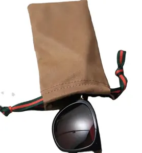 मुद्रण लोगो सॉफ्ट माइक्रोफाइबर धूप चश्मे की थैली चश्मे की थैली सार्च कपड़े बैग पाउच कस्टम चश्मा पाउच