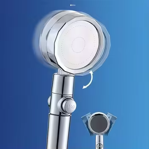 360 ad alta pressione con filtro rotante ventilatore doccia <span class=keywords><strong>a</strong></span> <span class=keywords><strong>mano</strong></span> risparmio idrico con pulsante di arresto per uso bagno - Product Image 5