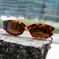 Lunettes de soleil VIFF de haute qualité en acétate rose, OEM, polarisées TAC, VSA20094, rectangulaires, Gafas De Sol, lunettes de soleil en acétate de luxe faites à la main
