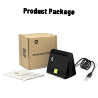 Lector de Tarjetas ZOWEETEK Todo en Uno SD TF SIM 4 en 1, Lector de Tarjetas con Chip IC ID, USB 2.0, Lector y Grabador de Tarjetas CAC SIS EMV para Windows/Mac OS
