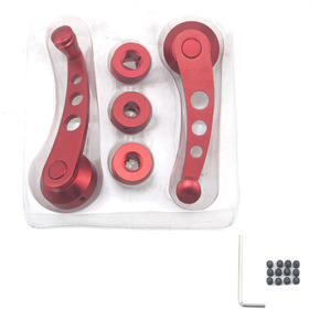 Manivela para Ventana de Coche, de Aleación de Aluminio, Roja, Manual, para Elevar Ventanas, Repuesto para Puerta de Coche - Product Image 1