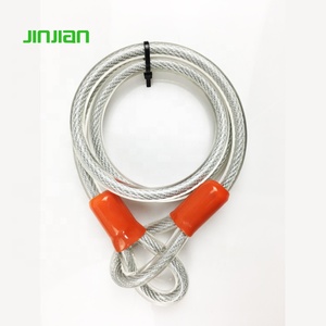Candado <span class=keywords><strong>para</strong></span> Bicicleta de Alta Seguridad, Cable de Acero Reforzado, Impermeable, Doble Bucle, Portátil, Accesorios <span class=keywords><strong>para</strong></span> Bicicleta y Gimnasio - Product Image 2