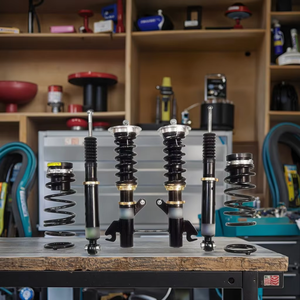 Suspension réglable J-Plus Performance, ressort hélicoïdal en acier, <span class=keywords><strong>Fiat</strong></span> Ottimo (Punto) FF, état neuf, noir, 2014-2016, 1 an - Product Image 6