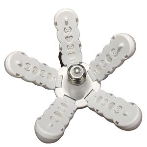 Lámpara de techo Carcasa blanca Almacén Ahorro de energía Sin parpadeo Colgante plegable Bombilla plegable de <span class=keywords><strong>cinco</strong></span> hojas - Product Image 6