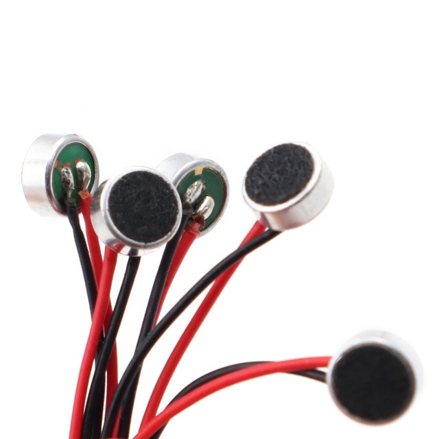 Factory 6MM 6*2.7MM High Sensitivity Noise Canceling Omnidirectional Electret Condenser Microphone 6027 Microphone With Wire