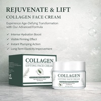 Crème Visage Liftante au Collagène OEM ODM Marque Privée 50g Hydratante Raffermissante avec Acide Hyaluronique et Squalane