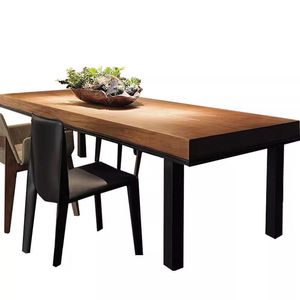 Mesa de Comedor Rectangular de Madera Maciza, Estilo Moderno Minimalista, 180 cm de Largo, para Hogar u Oficina - Product Image 5