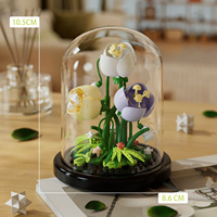 Kit de fleurs DIY pour 6 ans et plus, jouet éducatif, blocs de construction de roses éternelles, anti-stress, décoration intérieure, cadeaux artisanaux pour enseignants, enfants, elle