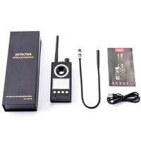 Détecteur de caméra cachée ultra sensible K68 Balayeuse de signal RF multifréquence pour la protection de la vie privée du bureau de voyage de l'hôtel