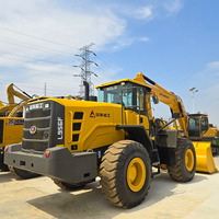 Chargeur frontal d'occasion SDLG LG956 5 tonnes d'origine chinoise, moteur Weichai, transmission 4x4, chargeur de grumes, tracteur, engin de construction, pompe, moteur