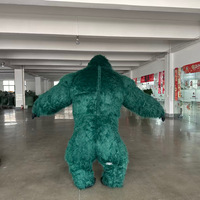 Costume de Mascotte Gonflable Gorille King Kong de Haute Qualité pour Adulte – Idéal pour Halloween, Publicité de Marque et Spectacles de Rue