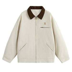 Autunno nuovo abbigliamento da lavoro a blocchi di colore esterno, giacca stile montagna, giacca con risvolto per <span class=keywords><strong>uomo</strong></span> e donna - Product Image 3