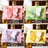 Boîtes en papier YZ, carte d'anniversaire 3D papillon manuscrite DIY pour couples, stylo inclus, idéale pour bouquet de fleurs, sac de mariage, scénarios de mariage