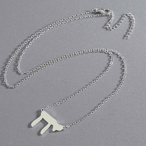 Moda 18K oro joyería judía pequeña letra <span class=keywords><strong>hebrea</strong></span> Chai collar judío Chai símbolo de <span class=keywords><strong>la</strong></span> vida colgante collar para mujer - Product Image 6