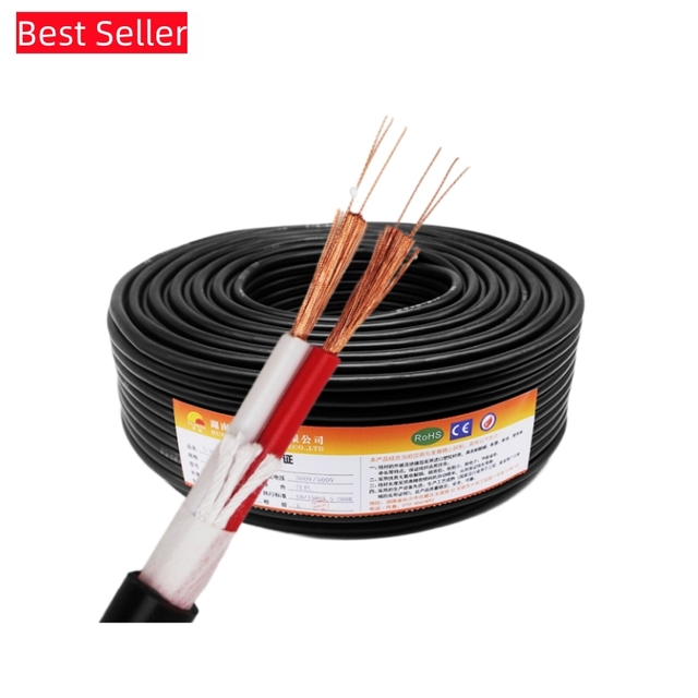 High-End Stereo Speaker Cable 2X1.5mm 16AWG OFC Coil Flexible for Projector Amplify Microphone Monitor Piano & Various Devices