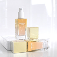Vente en gros de flacons cosmétiques en verre vides de 1 oz (30 ml) avec pompe, emballage personnalisé de luxe avec logo pour fond de teint liquide et lotion