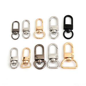 Loquet de porte en alliage de zinc Hirokoshi, crochet rotatif porte-clés H328, style minimaliste, blanc, noir, or clair - Product Image 4